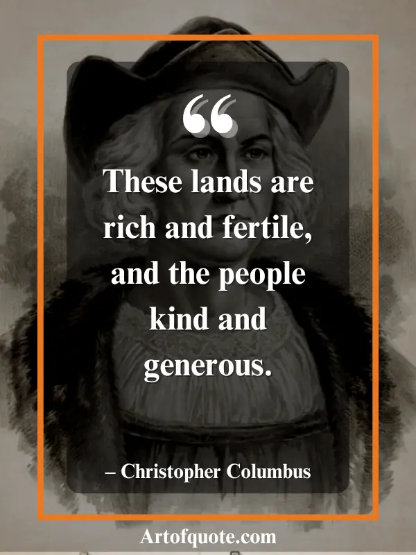 rich lands and generous people